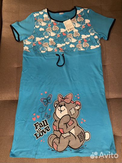 Бронь.Туника/ домашнее платье женское 50