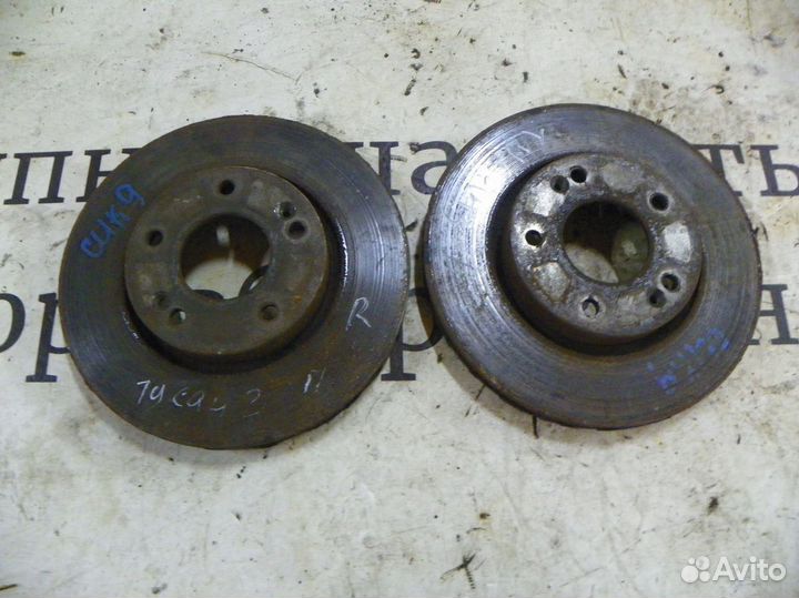 Диск тормозной передний вентилируемый Hyundai Tucs