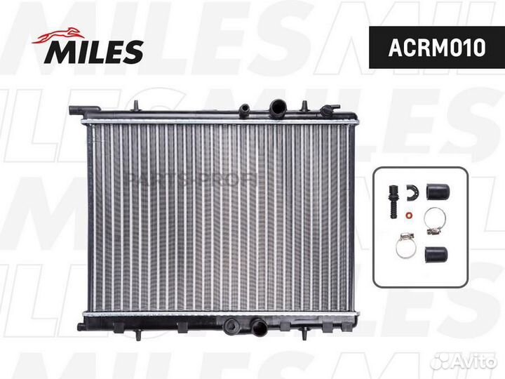 Miles acrm010 Радиатор peugeot 206 1.1-1.6 02