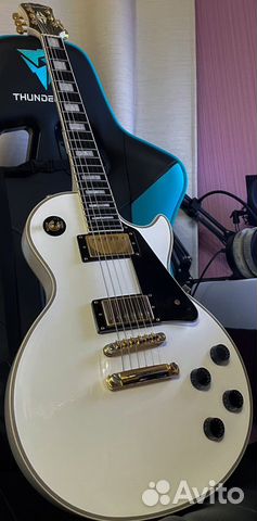 Гитара Epiphone Les Paul Custom Pro Alpine White