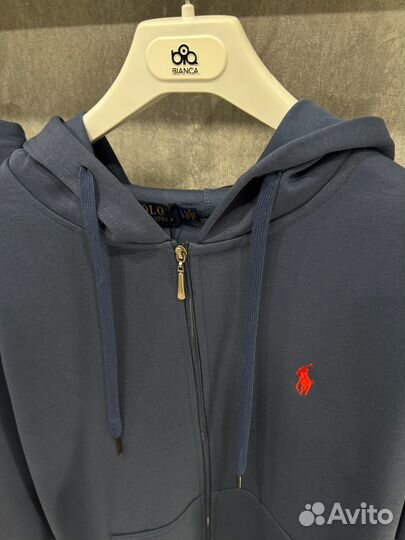 Зип худи ralph lauren синее