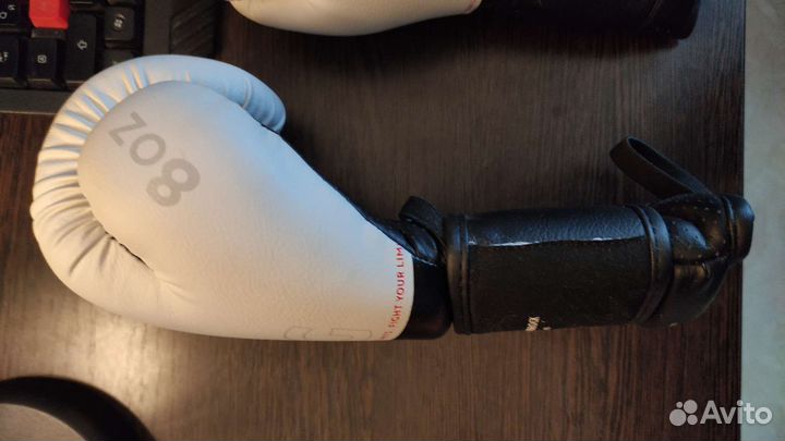 Детские боксёрские перчатки 8 oz decathlon