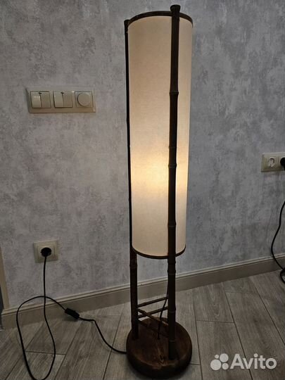 Торшер дизайнерский из бамбука