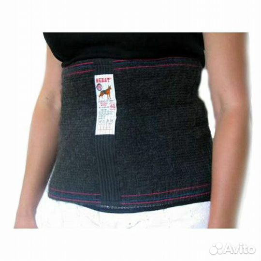 Пояс из собачьей шерсти на поясницу