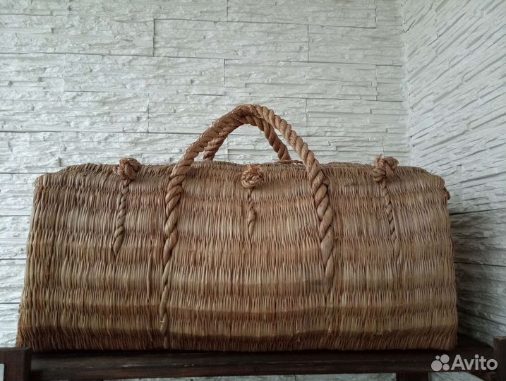 Короб плетеный старинный