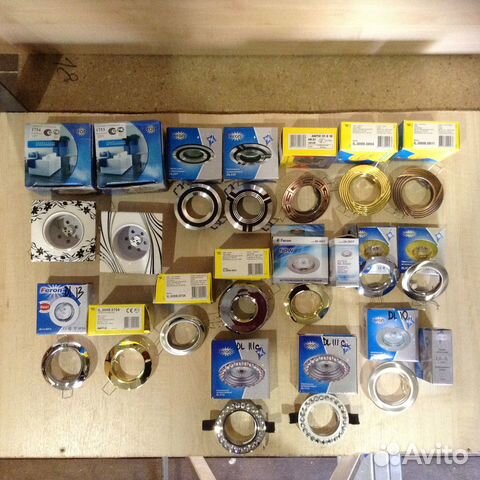 Точечные встраиваемые светильники