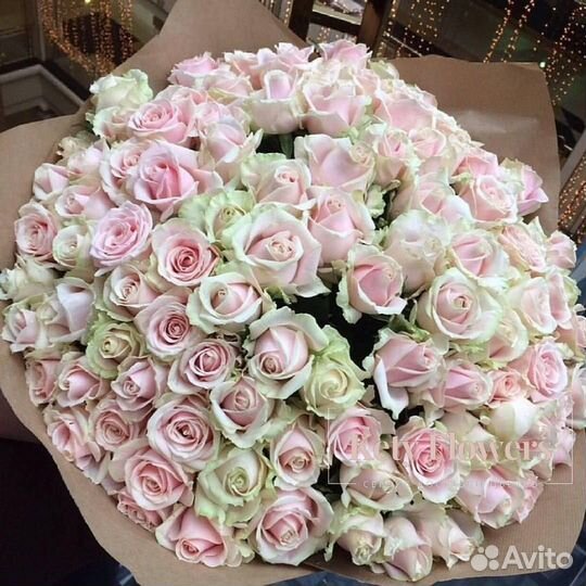 101 роза цветы доставка