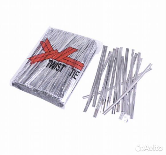 Зажим для пакетов (твист), лента для упаковки