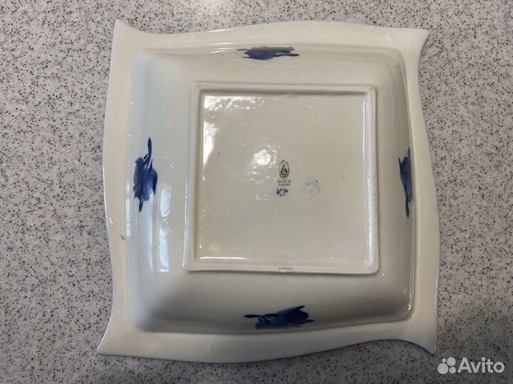 Блюдо тарелка миска гжель