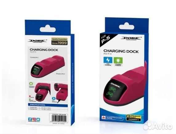 Зарядная док станция подставка для Dualshock PS5
