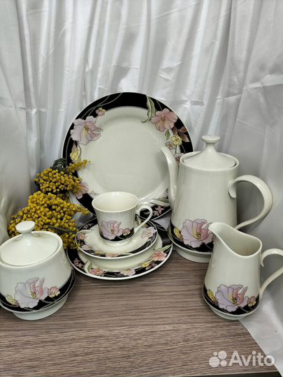 Винтаж чайный сервиз фарфор 22 предмета