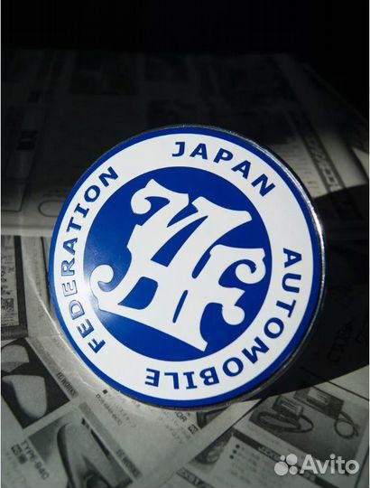 Эмблема JAF на решетку (JapanAutomobileFederation)