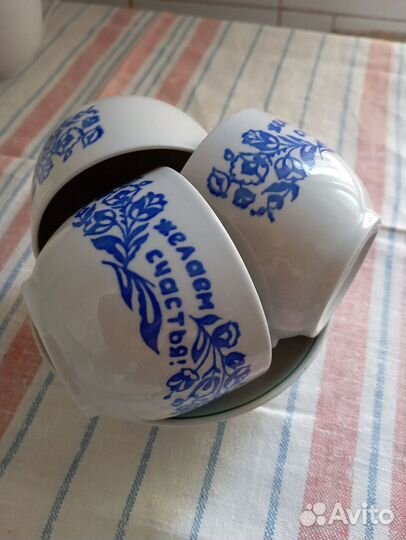 Чайные чашки Дмитровский, вербилки СССР