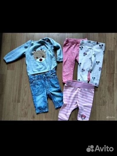 Вещи пакетом для девочки 62 - 74