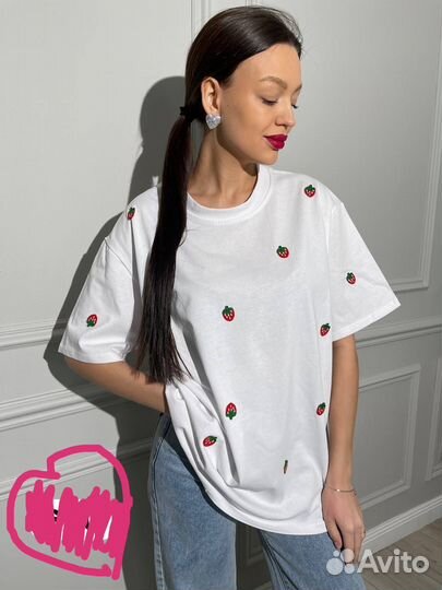 Футболка женская оверсайз