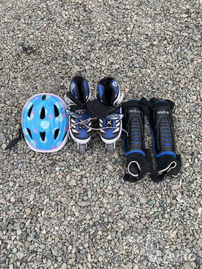 Роликовые видвижные коньки Larsen