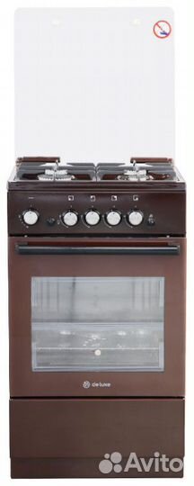 Газовая плита De Luxe 5040.32г (кр) чр-014