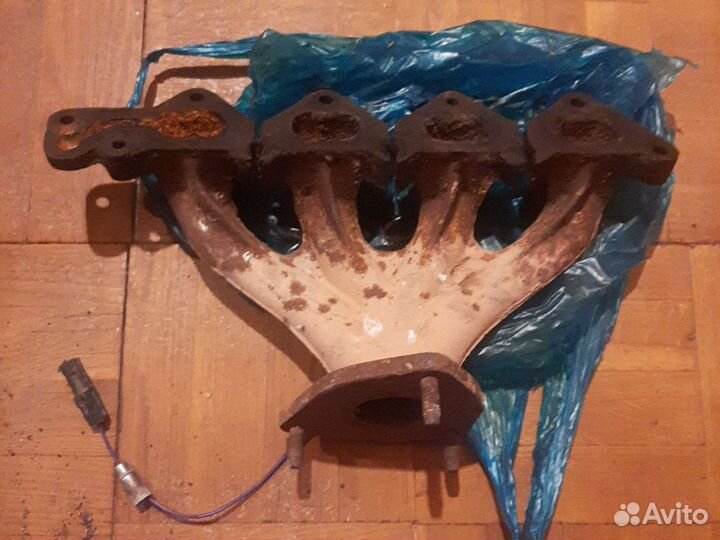 Коллектор впускной и выпускной на деву нексия