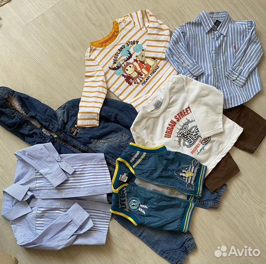Вещи на весну пакетом на мальчика 1 год