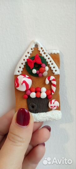 Елочные игрушки из полимерной глины