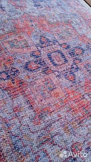 Грузинский ковер с нац.орнаментами.Шелк+ хлопок