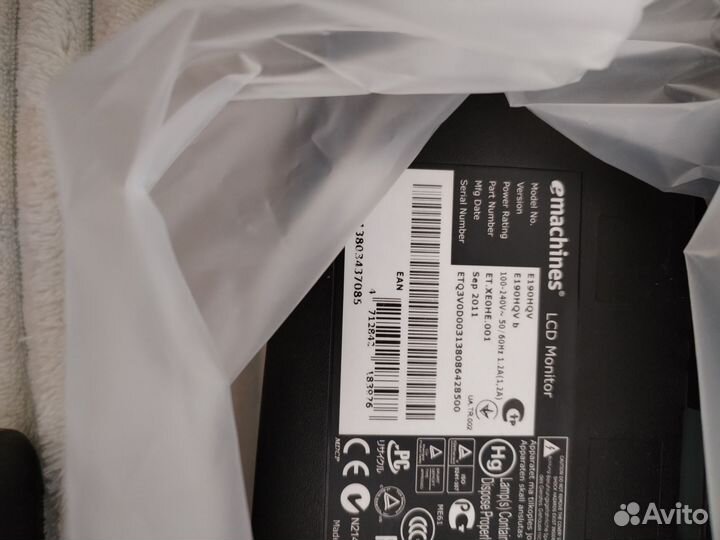 Монитор emachines E190HQV