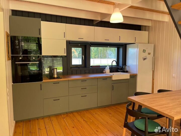 Барнхаус из полистиролбетона 104 кв м