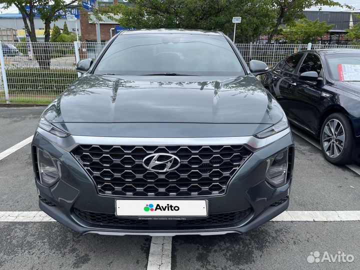 Hyundai Santa Fe 2.2 AT, 2019, 66 700 км