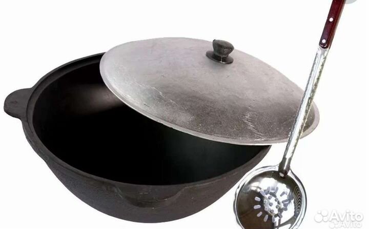 Казан чугунный узбекский