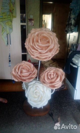 Цветы из изолона для баннера