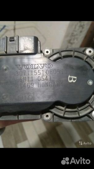Дроссельная заслонка volvo s60, s80,c70