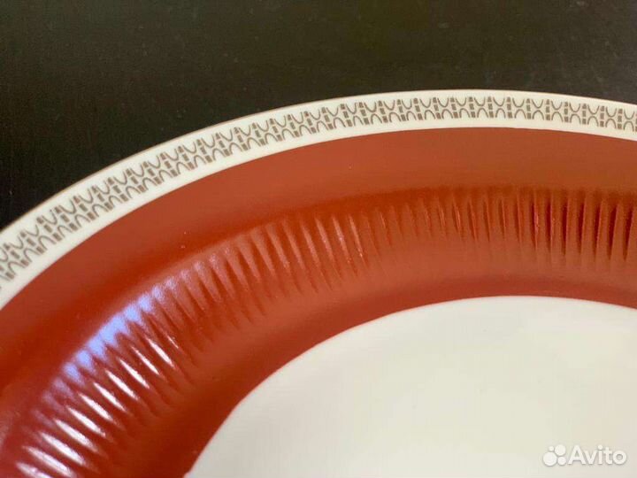 Тарелки Кольдиц ГДР терракота