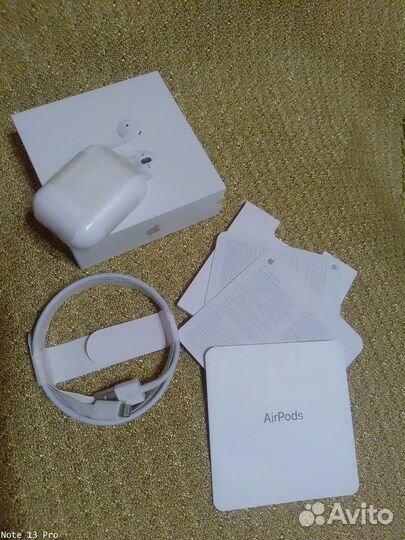 Наушники apple airpods