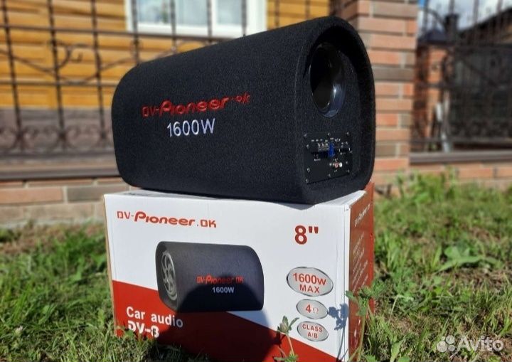 Сабвуфер Активный Pioneer 1600W 8'' Новый Миасс