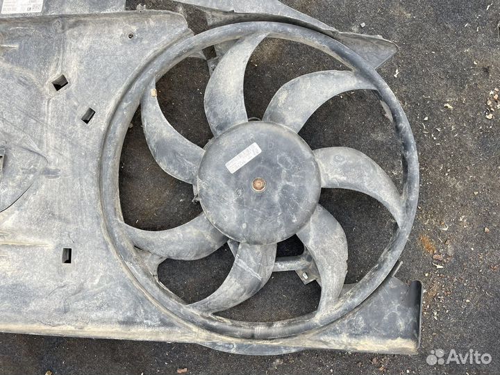 Опель корса д вентилятор охлаждения