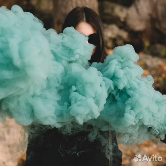 Цветной дым для фотосессий густой