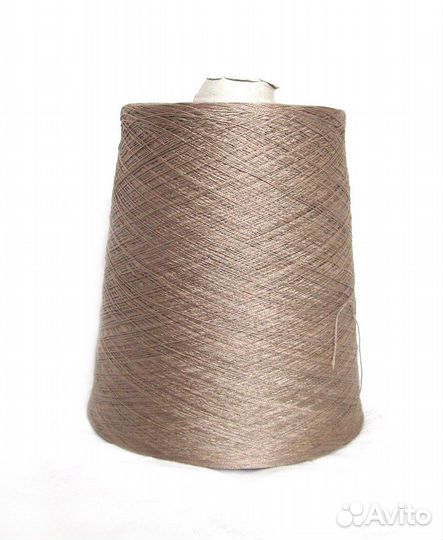 Пряжа хлопок мерсериз., мокрый песок (Италия)