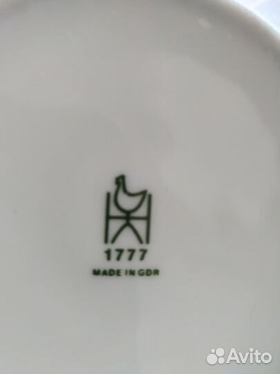 Чайный кофейный сервиз гдр 10 персон