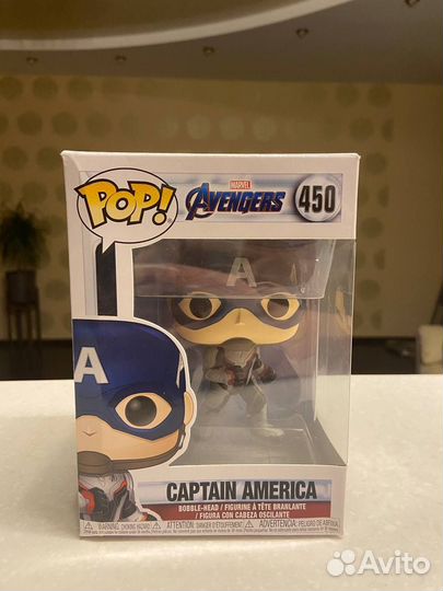 Коллекционная фигурка funko pop капитан америка
