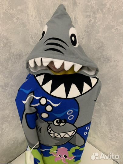 Полотенце пончо детское