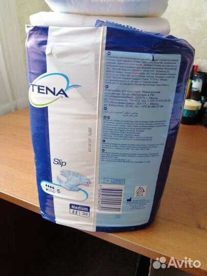 Памперсы для взрослых размер m по 30 штук