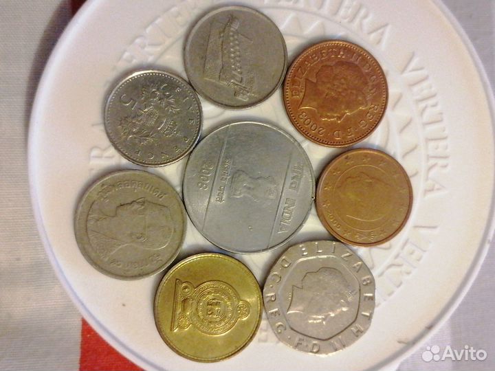 Иностранные монеты цена договорная