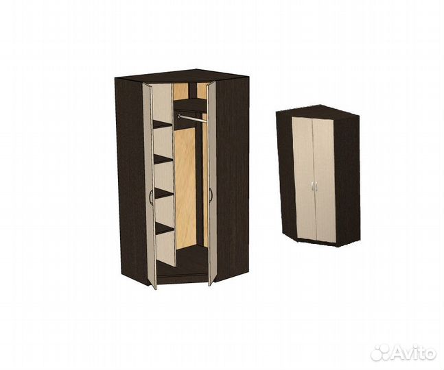 Шкаф угловой