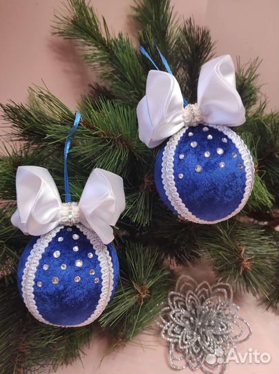Новогодние шары ручной работы