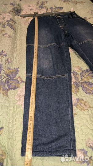Джинсы / штаны на флисе для мальчика 122-128см