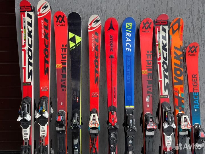 Лыжи горные спортцех stockli, fischer, volkl GS FI