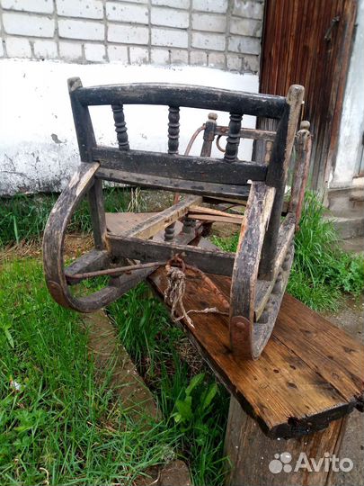 Сани малые старинные