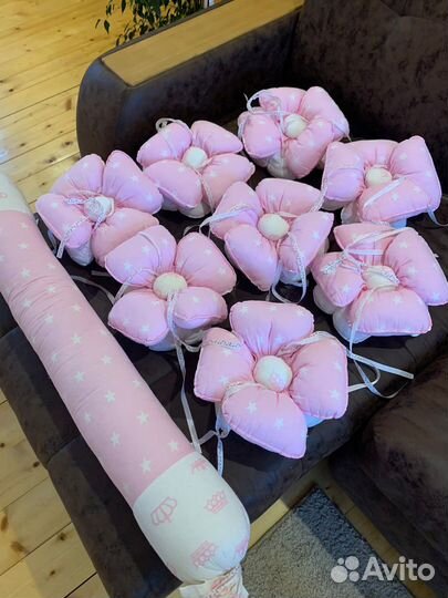 Бортики в детскую кроватку