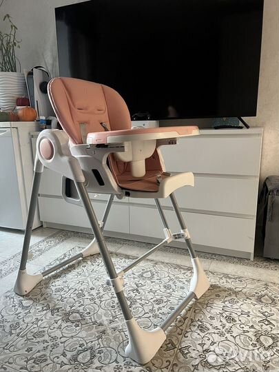 Стул для кормления rant level cloud pink