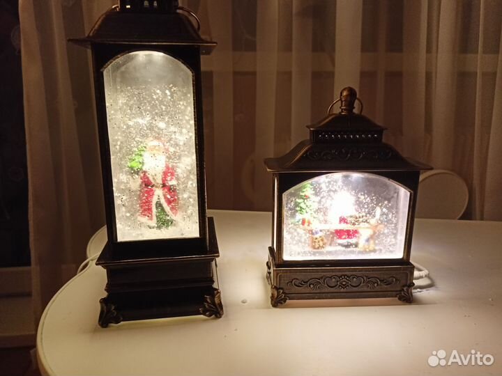 Новогодний музыкальный фонарь